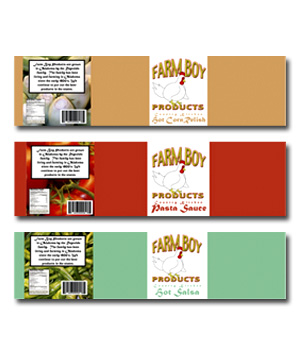 Farmboy Products Labels