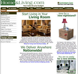 Home and Living website